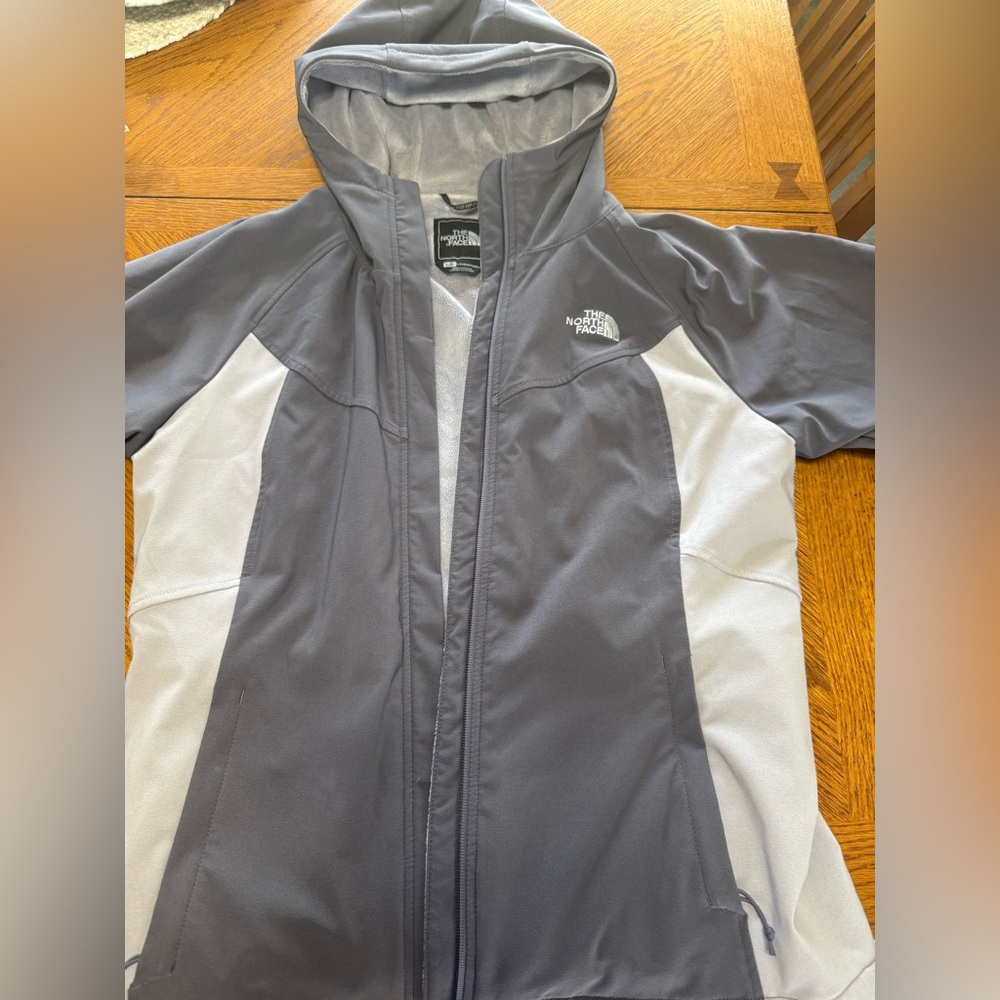 The North Face Gray Fleece-Lined Jacket